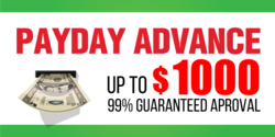 Up to $$$ Payday Advance Banner