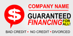 Guaranteed Financing Bad Credit Ok Banner