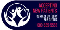 Accepting New Patients Call For Details Banner