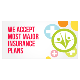 Most Major Medical Insurance Accepted Banner
