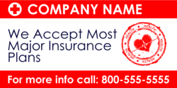 We Accept Most Major Insurance Call Us Banner