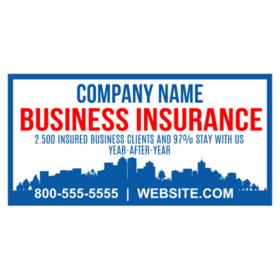 Personalized Business Insurance Banner