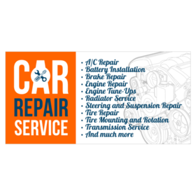 Complete Service List Auto Repair Banner