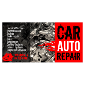 Complete Service List Auto Repair Photo Ready Banner