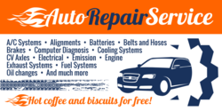 Complete Services with Free Offer Auto Repair Banner