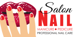 Nail Salon Hand with Lips Design