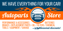 Auto Parts Store Advertisement Banner