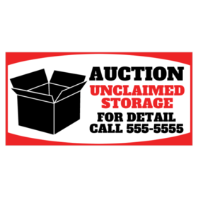 Unclaimed Storage Auction Banner