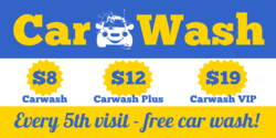 Triple Service Car Wash Banner