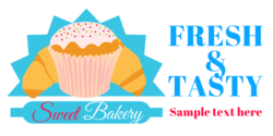 Fresh and Tasty Bakery Banner