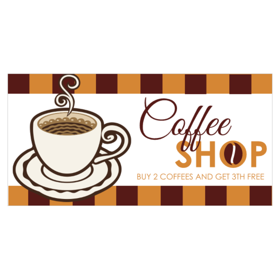 Design Your Own Coffee Shop Banner Today!