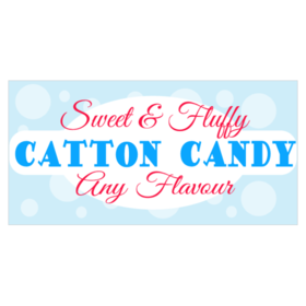 Sweet and Fluffy Cotton Candy Banner