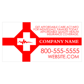 Red Cross Heart Rhythm Health Insurance Banner
