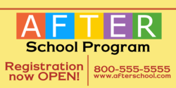 After School Registration Banner