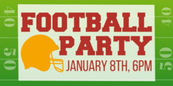 Football Party Stadium Banner