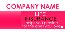 Personalized Life Insurance Banner