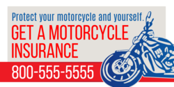 Pictorial Motorcycle Insurance Coverage Banner