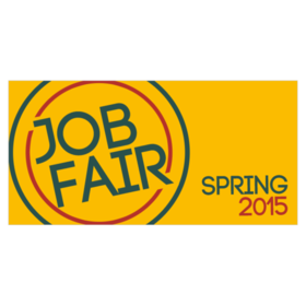 Simply Job Fair In Circle Design Banner 