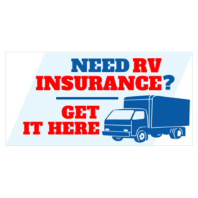 Need RV Insurance? Get It Here Banner