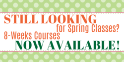 8 Week Course Registration Banner