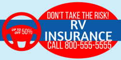 Don't Take The Risk RV Insurance Banner