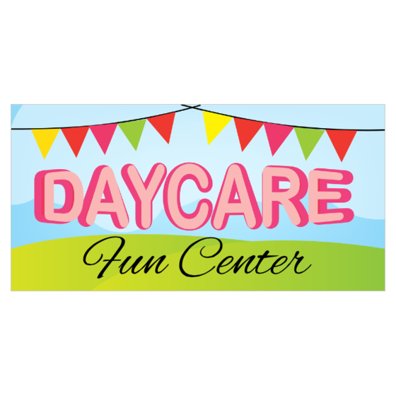 Custom Daycare Business Banners