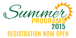 Summer Program Sunny Registration Banner