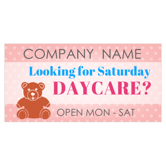 Custom Daycare Business Banners Printastic