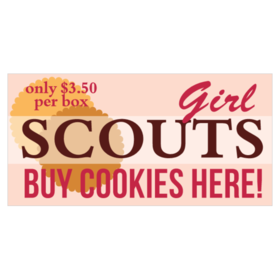 Price Per Box of Girl Scout Cookies Banner