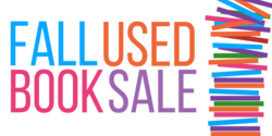 Multi Color Fall Used Book Sale Banner