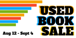 Used Book Sale Date Announcement Banner
