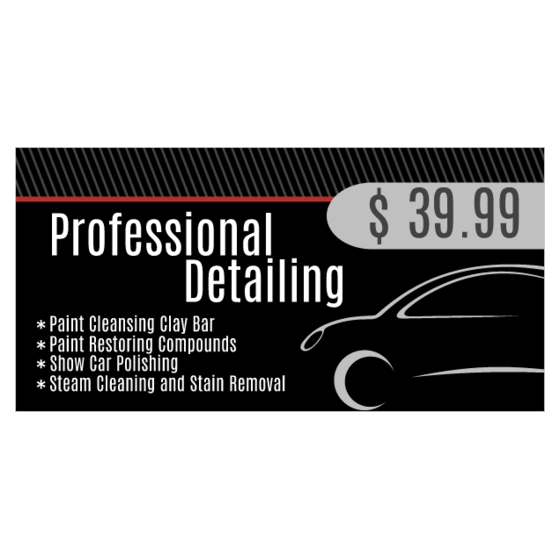 Advertise Effectively With Auto Detailing Banners
