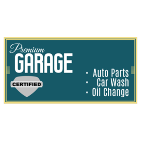 Premium Garage Auto Repair Banner