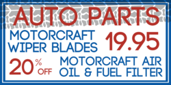 Tire Tread Background Auto Parts Banner