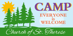 Everyone Welcome Church Camp Banner