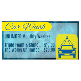 Car Wash Subscription Banner