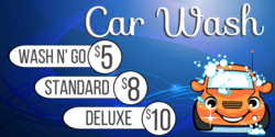 Wash N Go Car Wash Banner