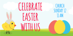 Celebrate Easter With Us Church Banner