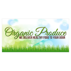 Organic Produce Delivery Banner