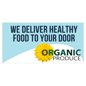 We Deliver Organic Produce Banner