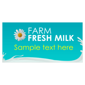 Farm Fresh Daisy Designed Banner