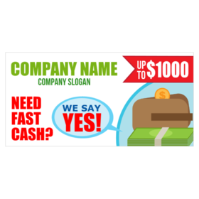 Need Fast Cash Payday Advance Banner