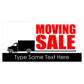 moving sale banners from 9 00