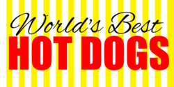 Worlds Best Hot Dogs Banner