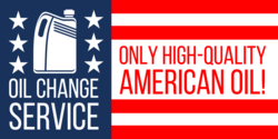 American Oil Change Banner