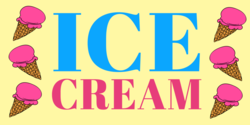 Sherbet Ice Cream Banner