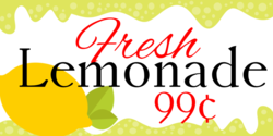 Fresh Lemonade Stand Banner