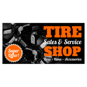 Super Offer Tire Sales and Service Banner