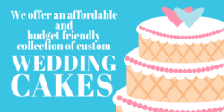 Affordable Wedding Cakes Banner