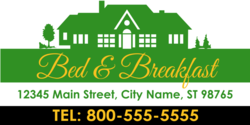 Green House Bed and Breakfast Banner